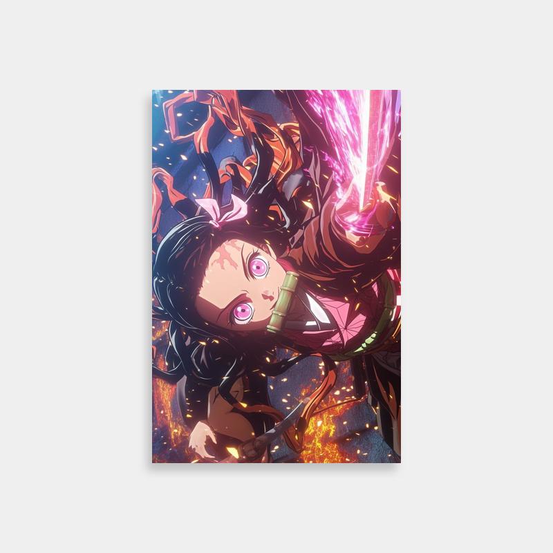 Nezuko Kamado Demon Slayer Poster - Anime Fan Art
