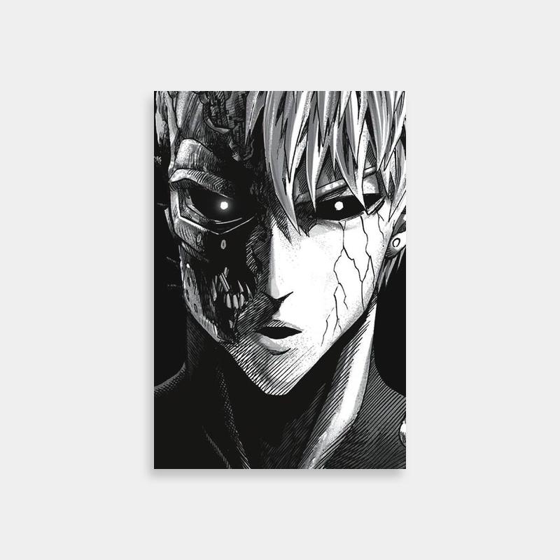 Genos One Punch Man Knife-Wielding Poster