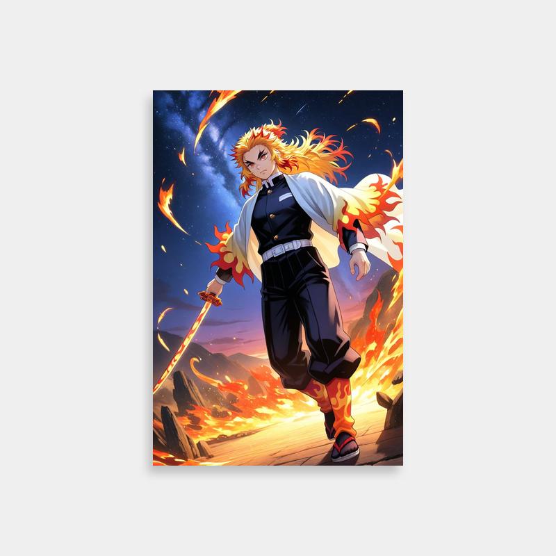 Rengoku Kyojuro Demon Slayer Poster