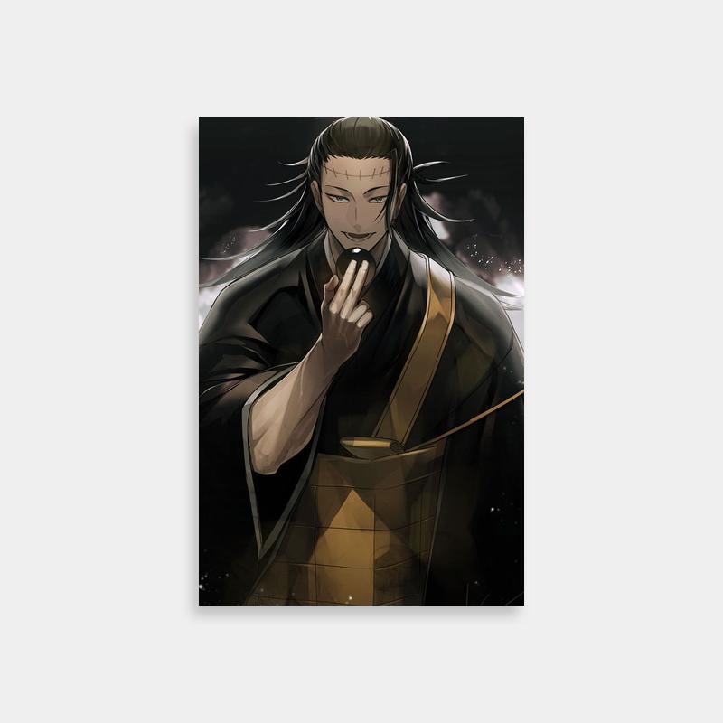 Kenjaku Jujutsu Kaisen Poster - Long Black Hair Anime Character
