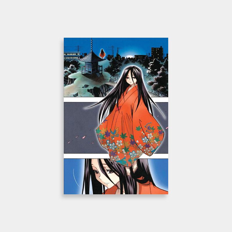 Hao Asakura Shaman King Cityscape Poster - Kimono Anime Art