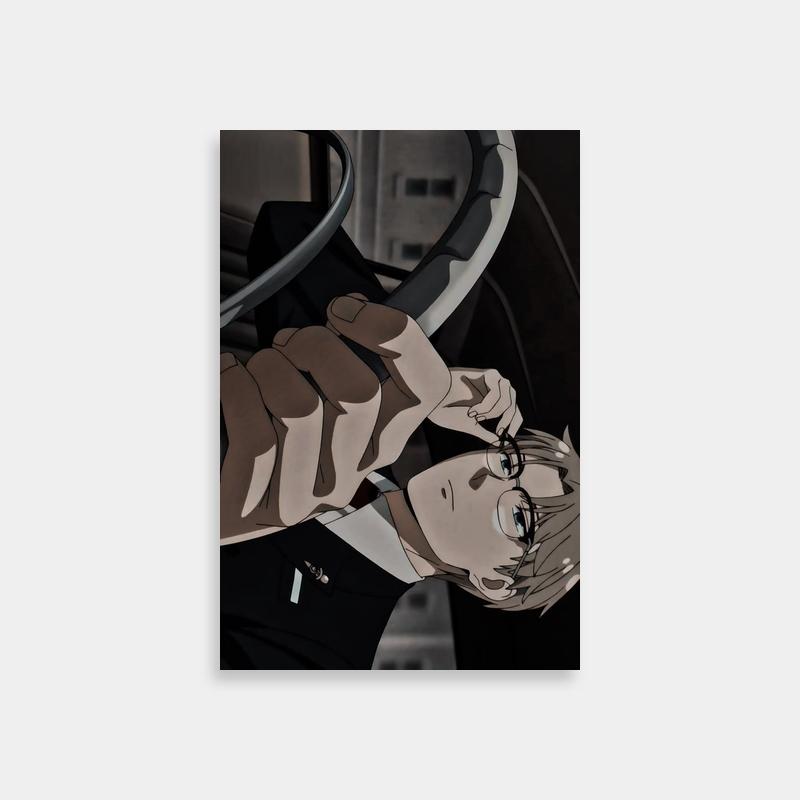 Loid Forger Spy x Family Anime Poster - Glasses & Black Shirt