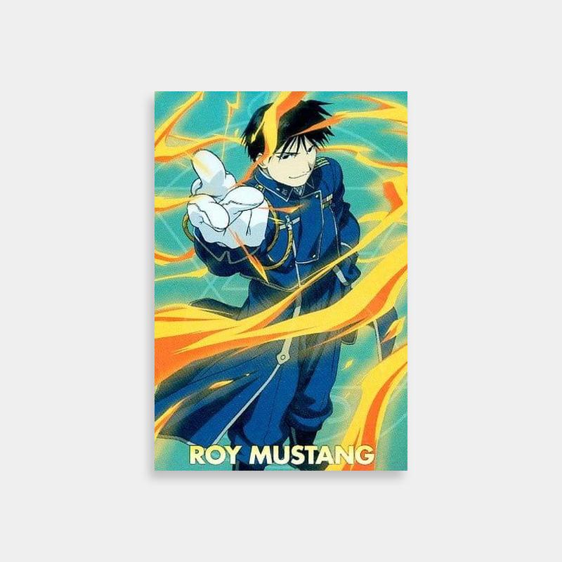 Roy Mustang Fullmetal Alchemist Poster - Anime Character Art