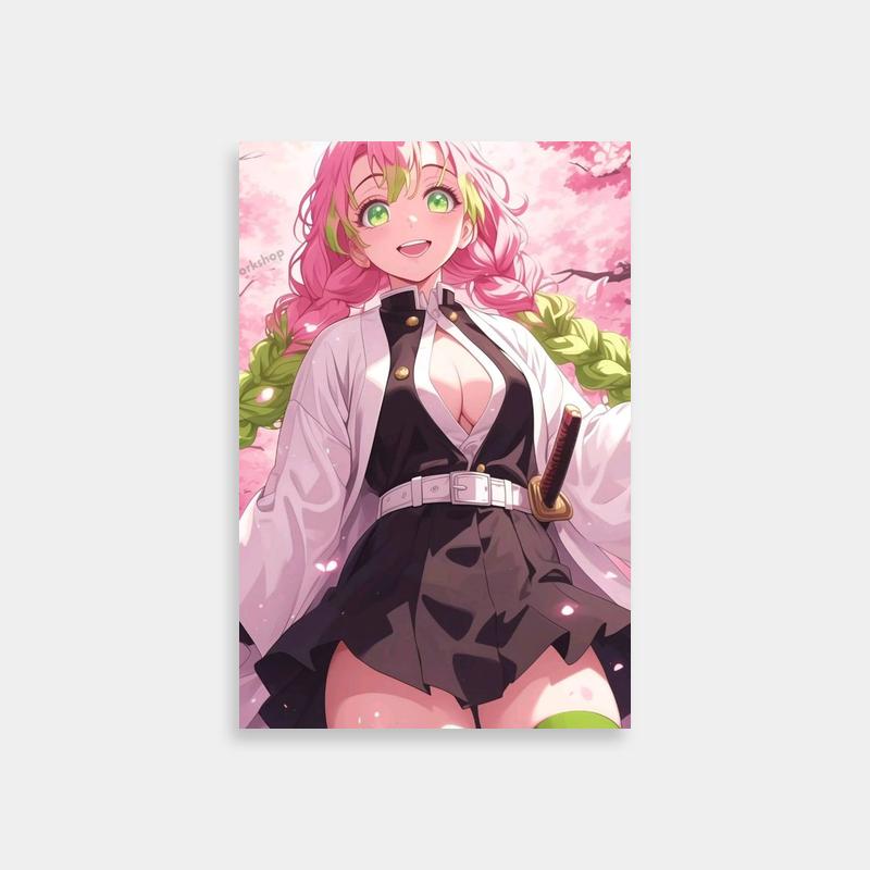 Mitsuri Kanroji Demon Slayer Art Print - Anime Decor