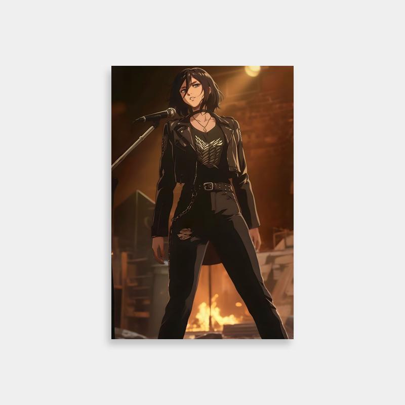 Mikasa Ackerman Stage Performance Poster