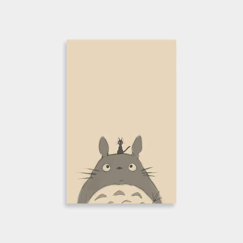 Totoro with Mouse Art - My Neighbor Totoro Poster
