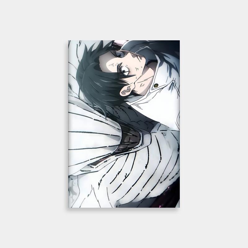 Yuta Okkotsu Jujutsu Kaisen Anime Wall Art - Black Hair & White Shirt