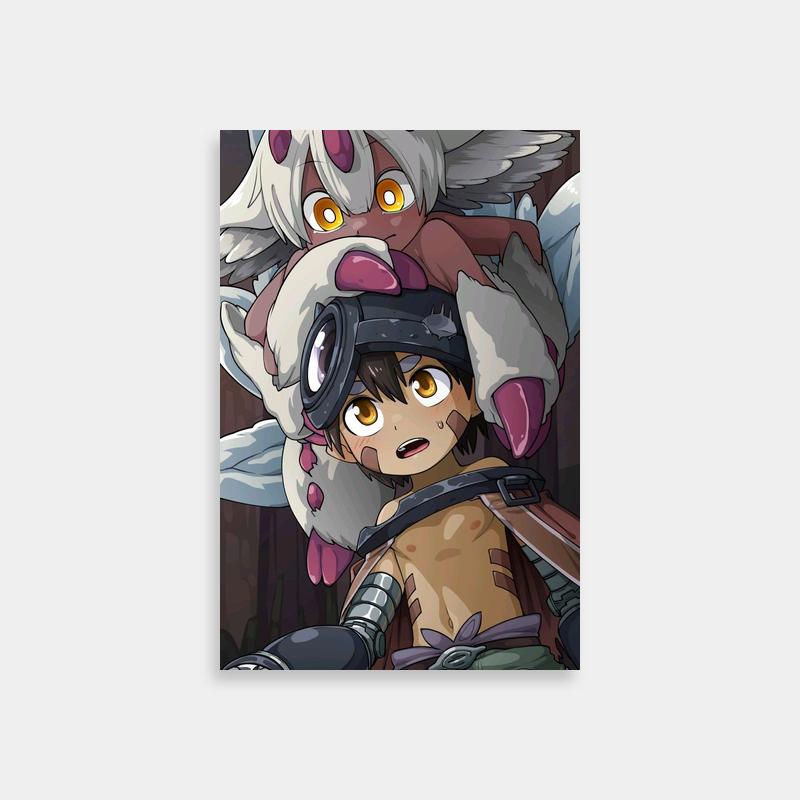 Made in Abyss Emotional Art Print - Anime Character Moment