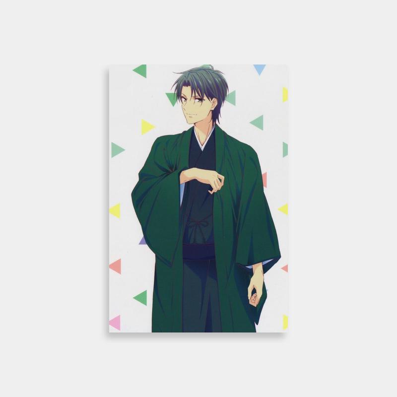 Shigure Sohma Fruits Basket Wall Art - Green Hair Kimono Pose