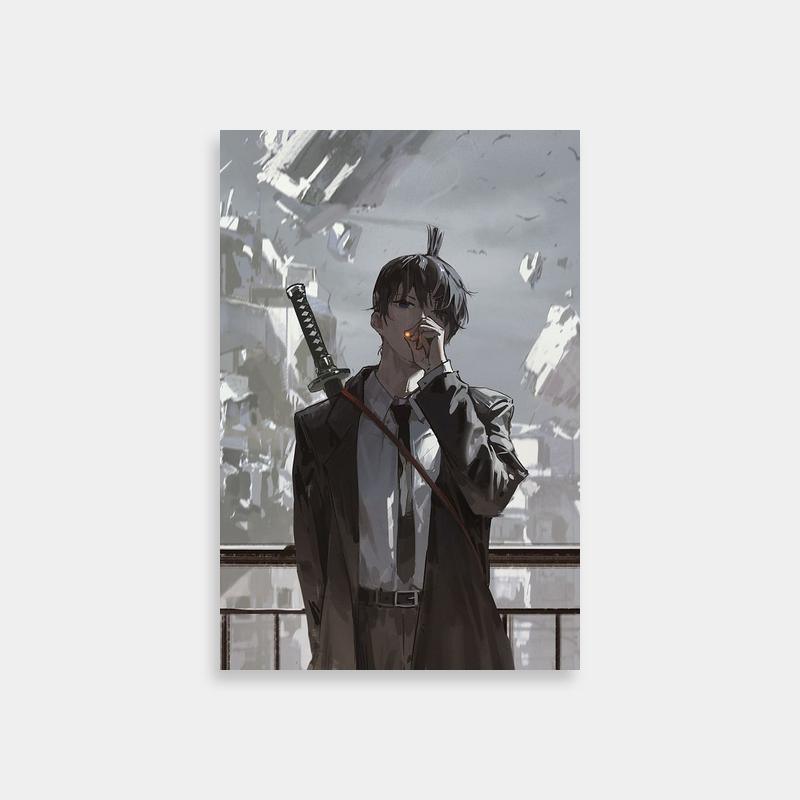 Aki Hayakawa Chainsaw Man Poster - CSM Art