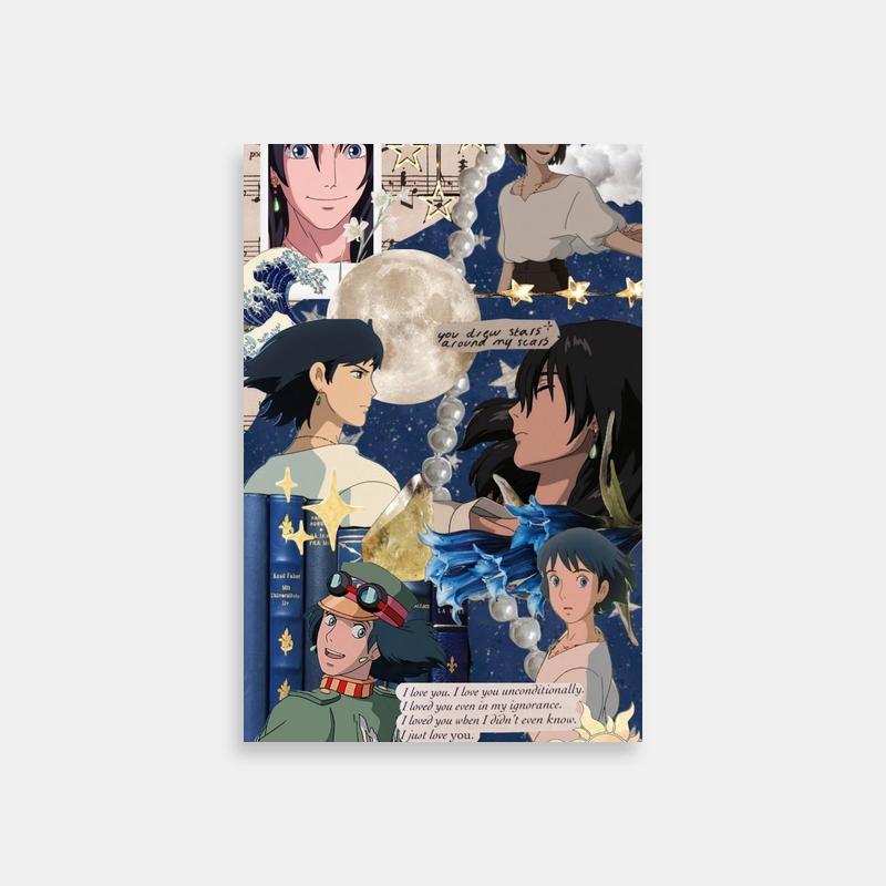 Howl Jenkins Pendragon Stars Art - Howl's Moving Castle Decor