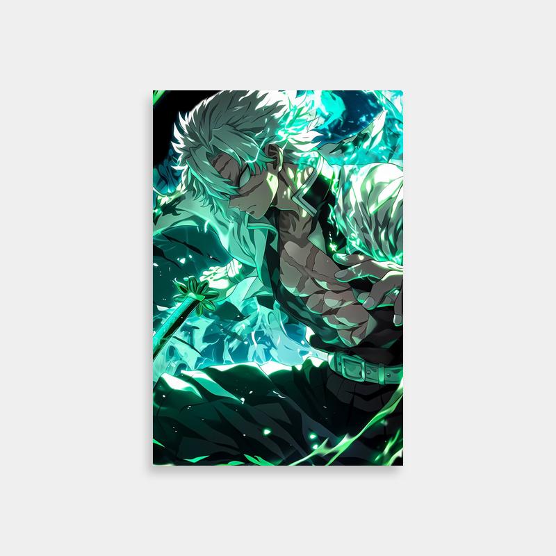Sanemi Shinazugawa Demon Slayer Poster - Anime Character Art