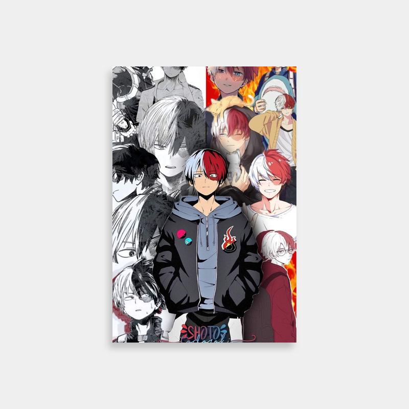 Shoto Todoroki Group Pose Poster - My Hero Academia Art