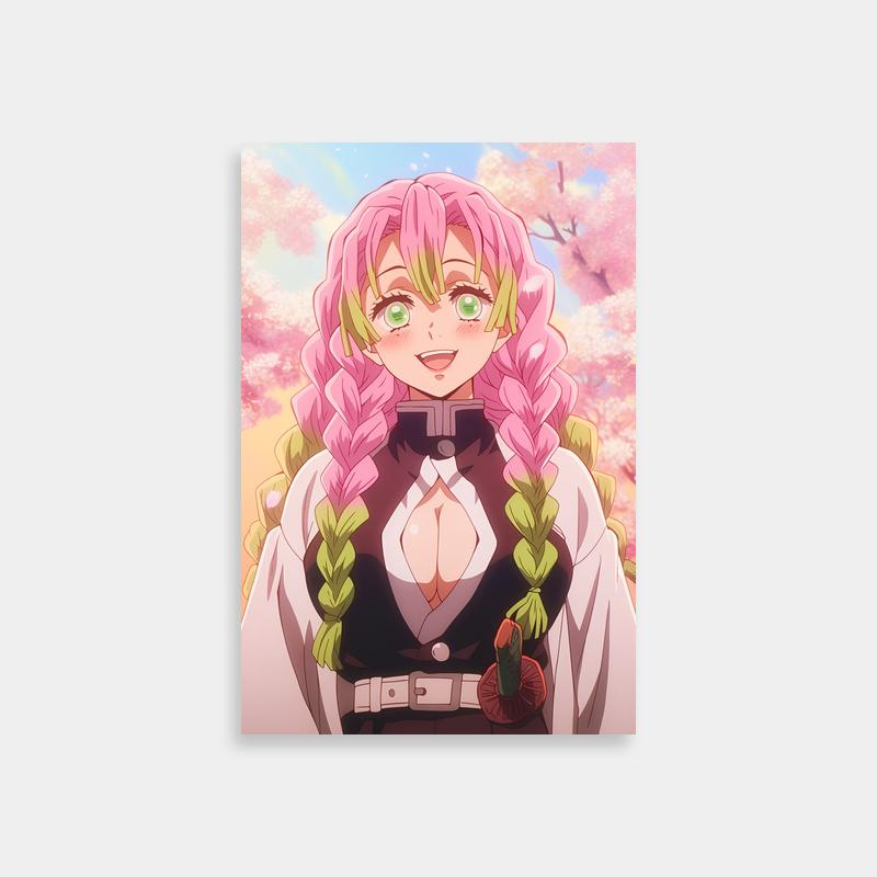 Mitsuri Kanroji Green Eyes Wall Art