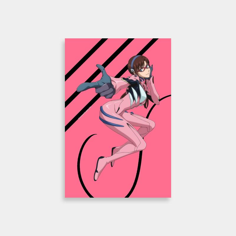Mari Illustrious Makinami Evangelion Anime Poster