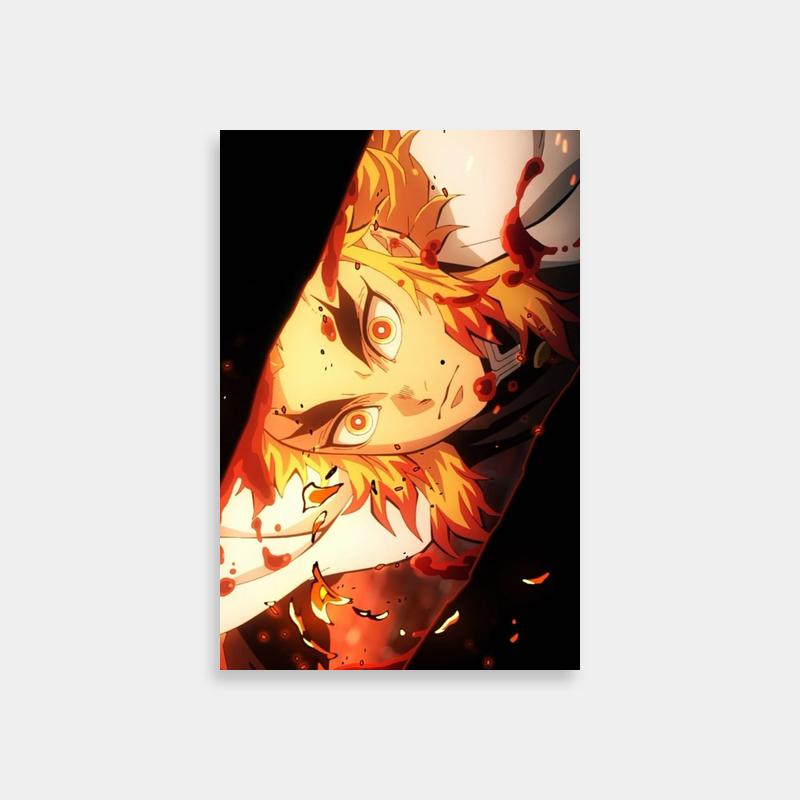 Rengoku Kyojuro Demon Slayer Wall Art