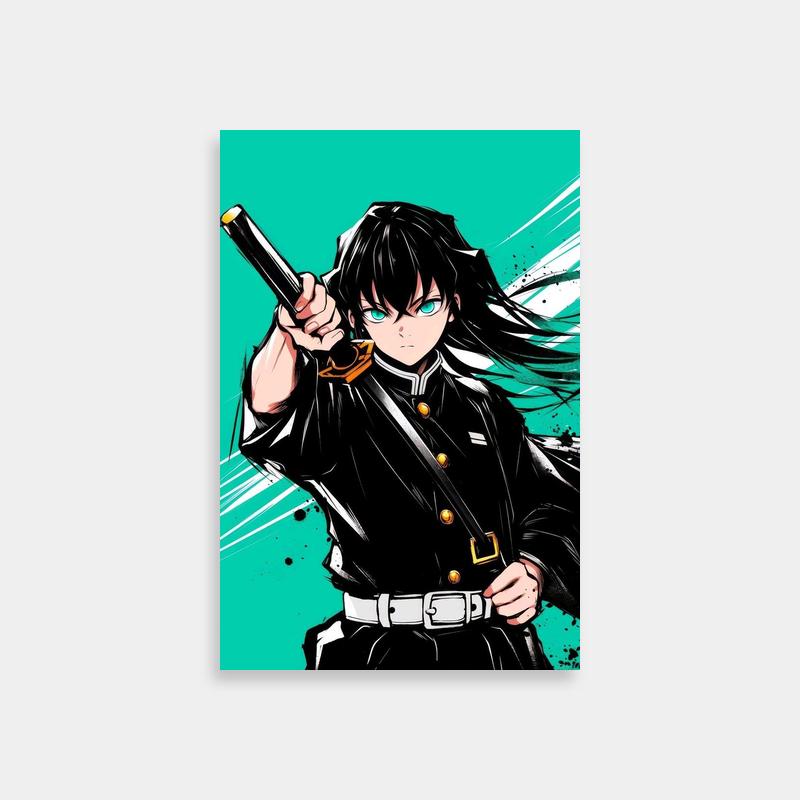 Muichiro Tokito Demon Slayer Poster - Digital Art Print