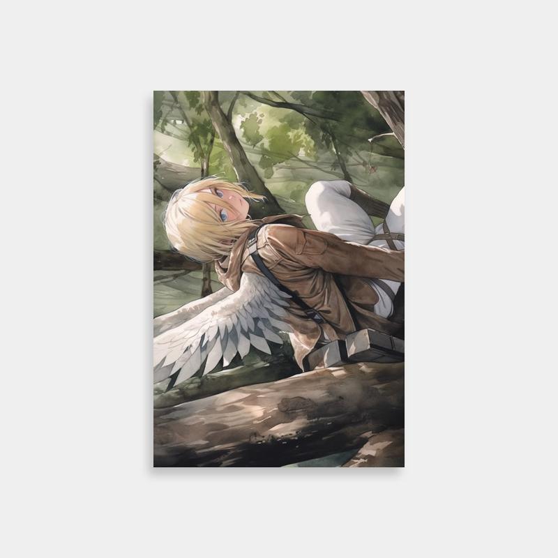 Historia Reiss Attack on Titan Poster - Angelic Woods Scene Art