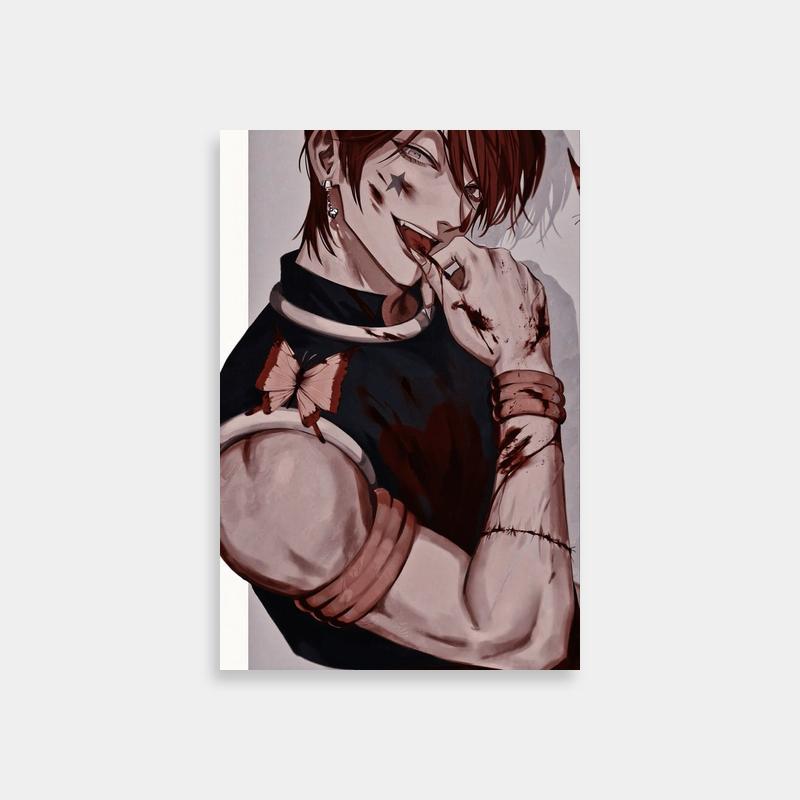 Hisoka Hunter x Hunter Wall Art - Red-Haired Woman Holding Plate
