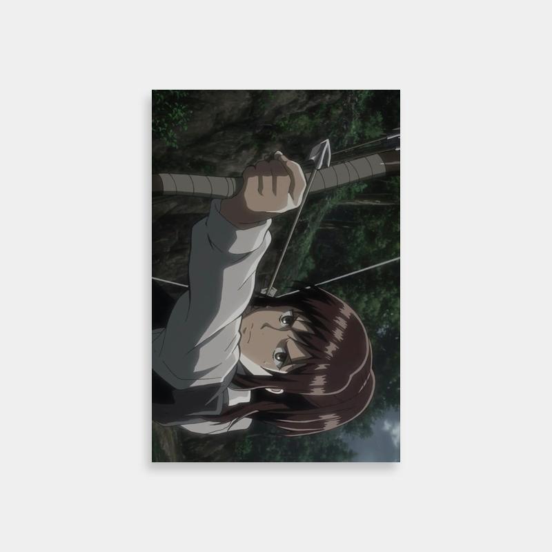 Sasha Braus Attack on Titan Archery Poster