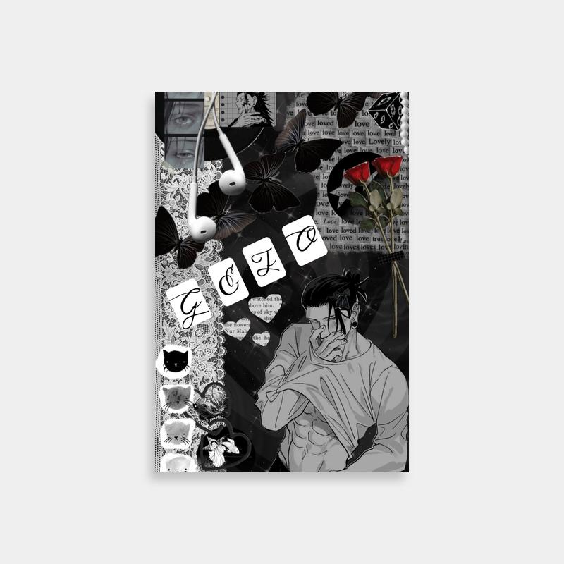 Suguru Geto Jujutsu Kaisen Poster - Holding a Rose