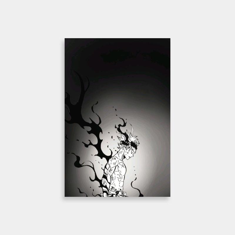 Asta Black Clover Wall Art