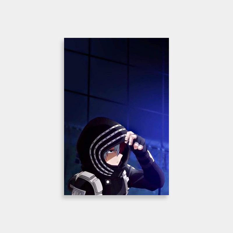 Shoto Todoroki Hoodie Anime Poster - My Hero Academia Art