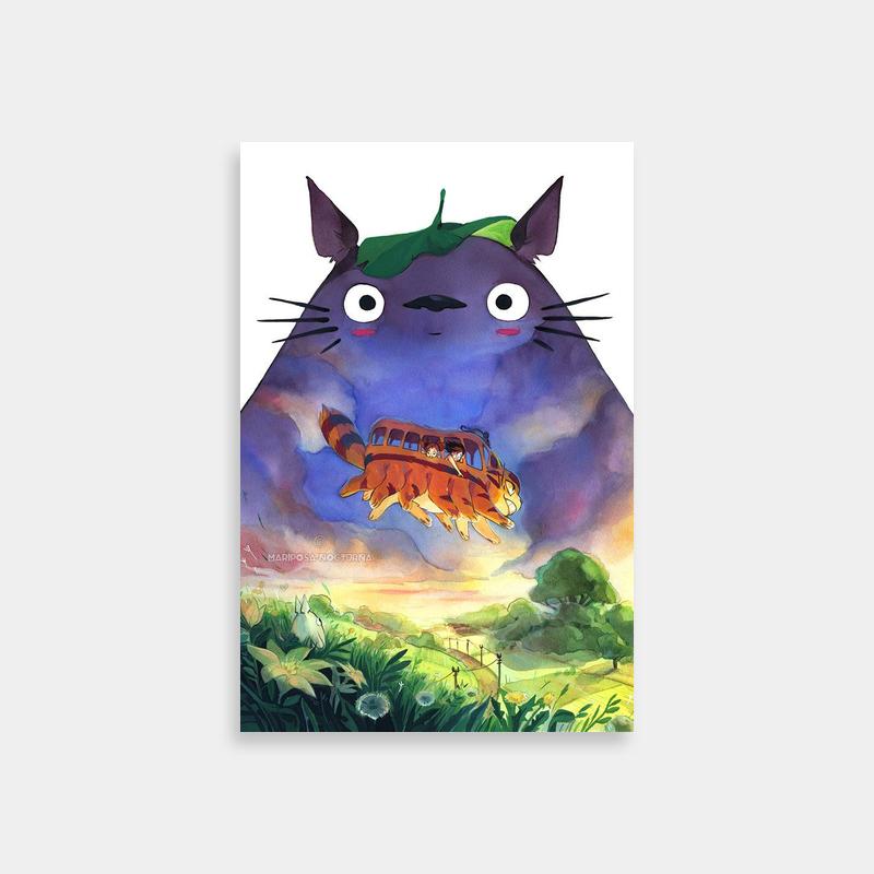 My Neighbor Totoro Catbus Character Ride Poster