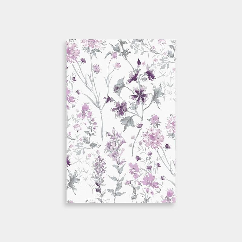 Iris Fire Force Pink and Purple Floral Art