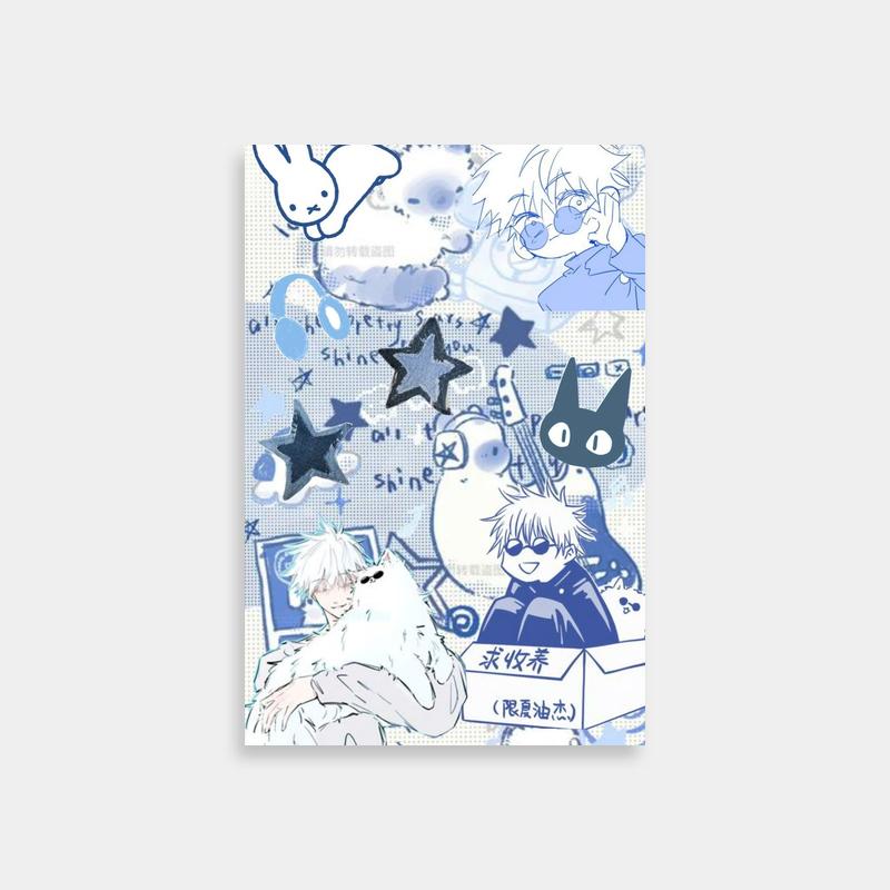 Satoru Gojo Jujutsu Kaisen Star-Themed Poster - Anime Characters