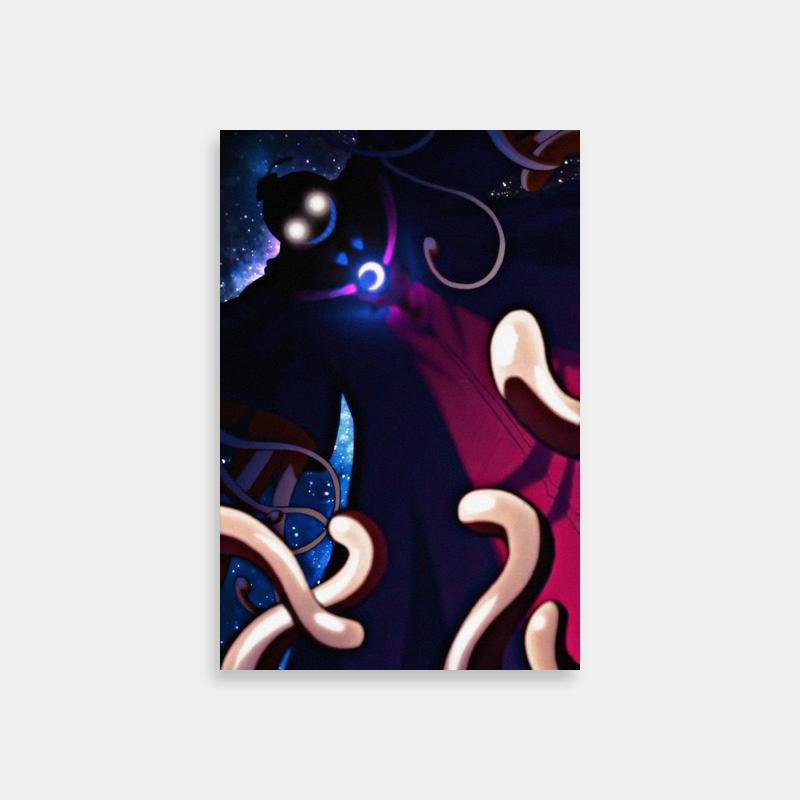 Abstract Koro-Sensei Swirl Art - Assassination Classroom Poster