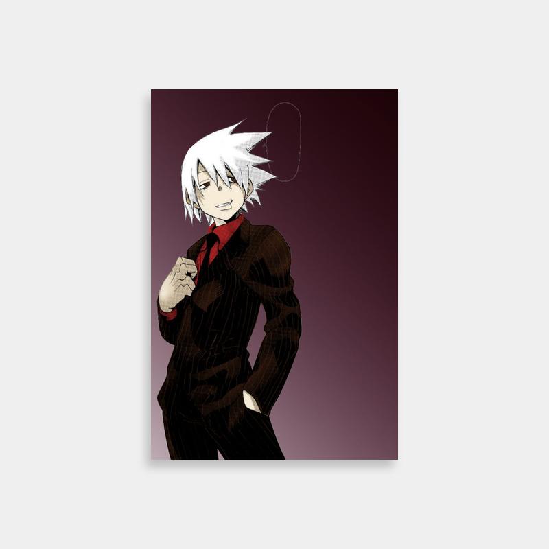 Soul Evans Soul Eater Anime Poster - Stylish Suit Art