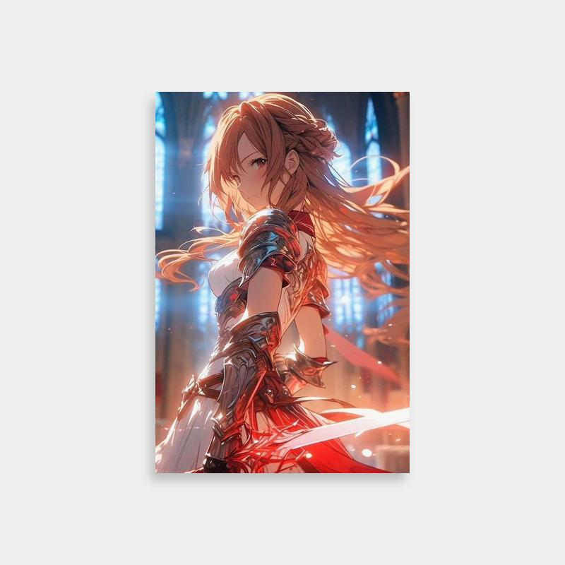 Asuna Anime Character Poster - Sword Art Online Wall Art Decor