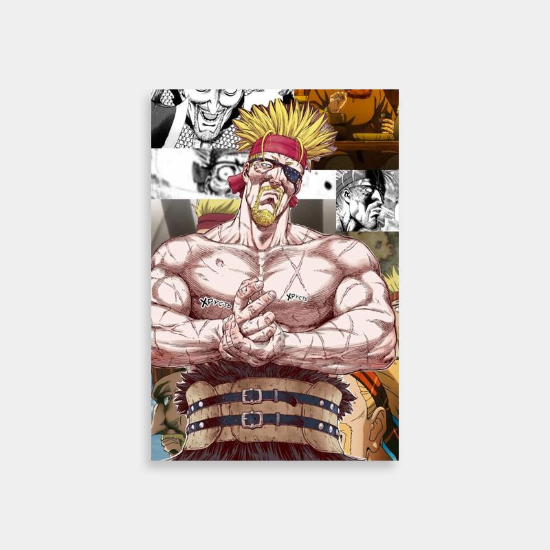 Thorkell Vinland Saga Poster - Expressive Anime Character Art