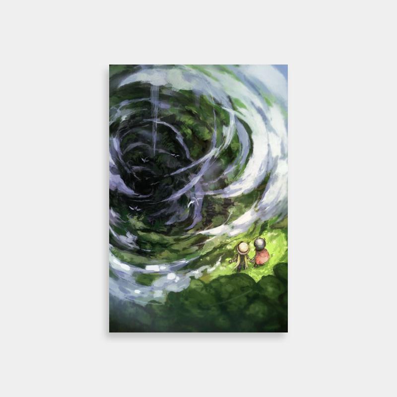 Reg Made in Abyss Anime Poster - Mystical Water Scene