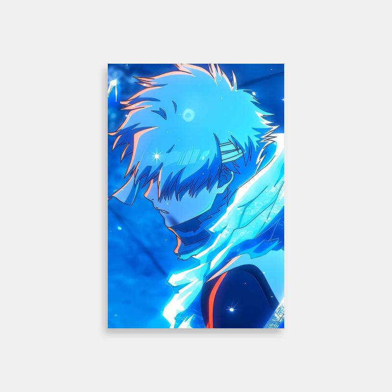 Toshiro Hitsugaya Bleach Guitar Poster - Anime Character Art