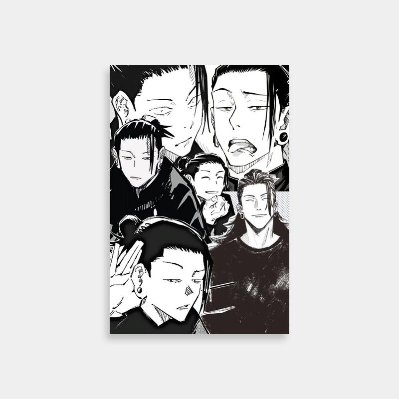 Suguru Geto Jujutsu Kaisen Poster - Group Scene Art Print