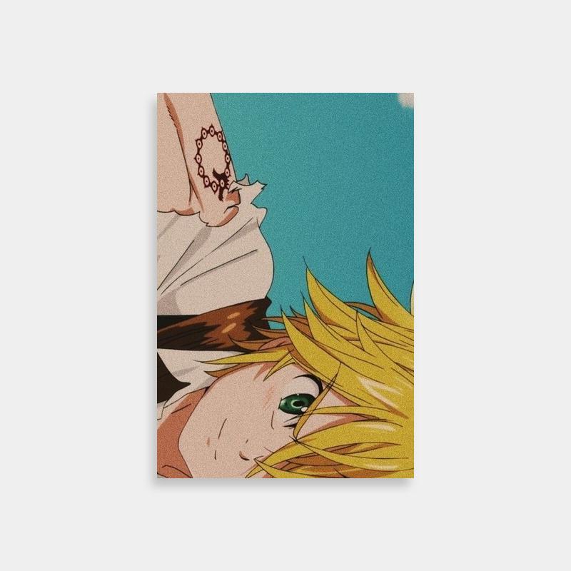Meliodas Seven Deadly Sins Green-Eyed Anime Poster