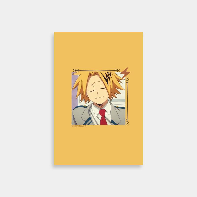 Denki Kaminari Sleeping Anime Poster - My Hero Academia