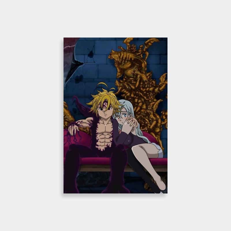 Meliodas Seven Deadly Sins Throne Room Anime Art