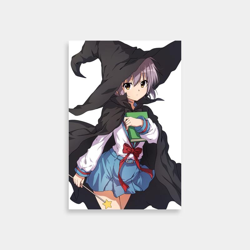 Yuki Nagato Haruhi Suzumiya Witch Costume Art