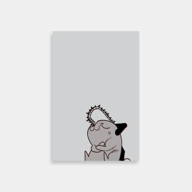 Pochita with Crown - Chainsaw Man Elephant Character Art