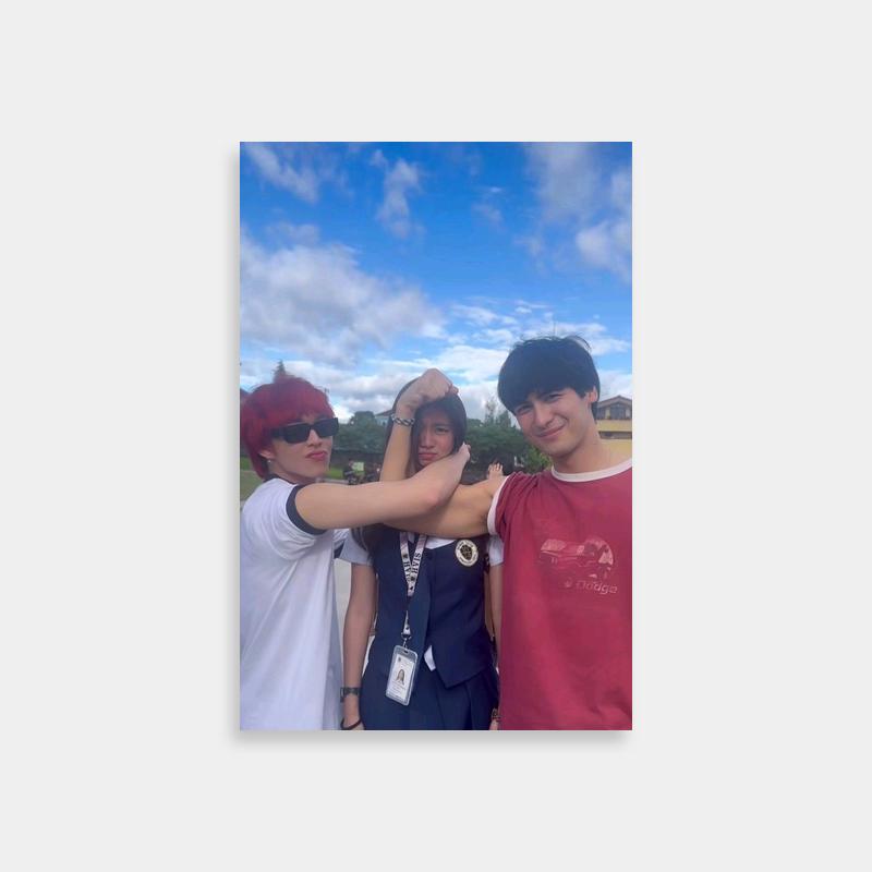Markl Howl's Moving Castle Group Poster - Trio Under Blue Sky