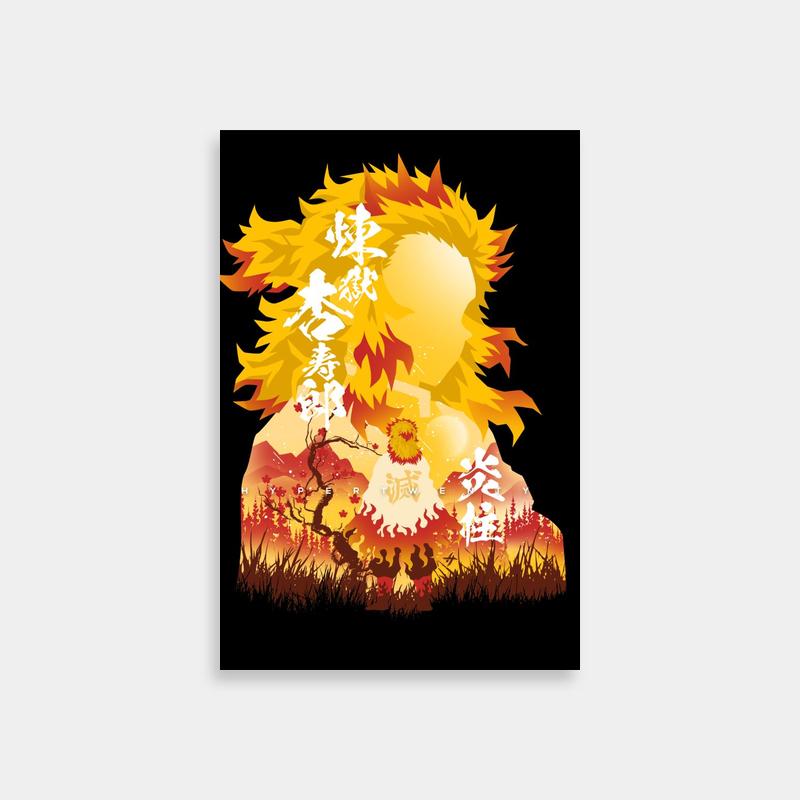 Rengoku Kyojuro Demon Slayer Poster