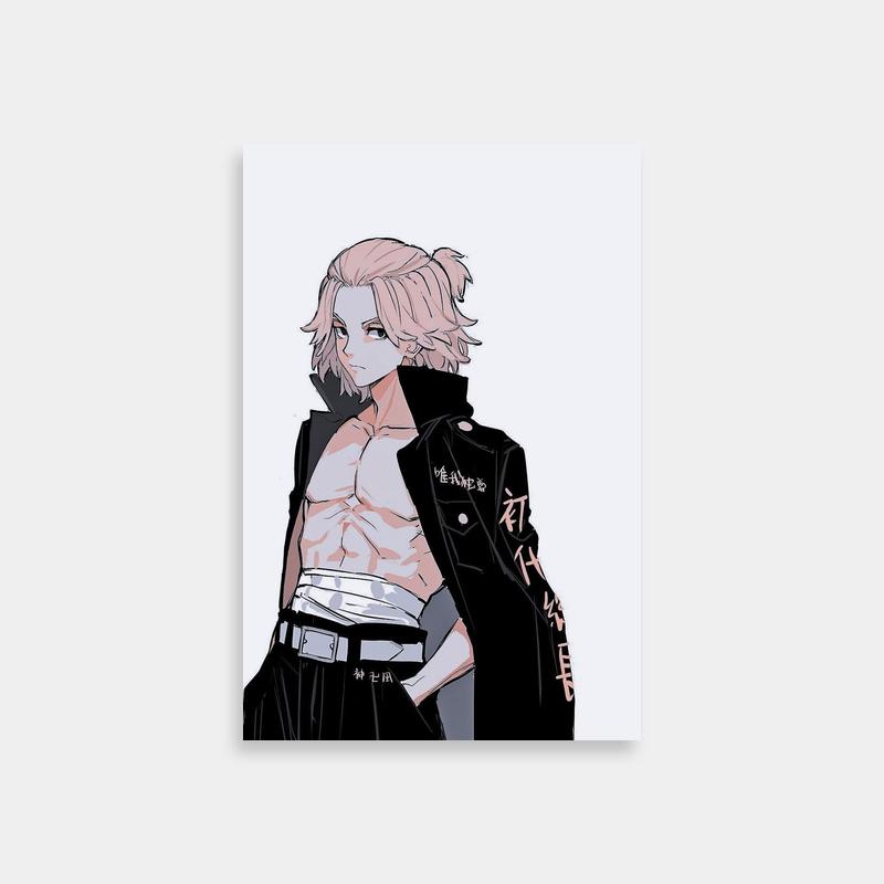 Tokyo Revengers Mikey Blonde Hair Anime Character Poster