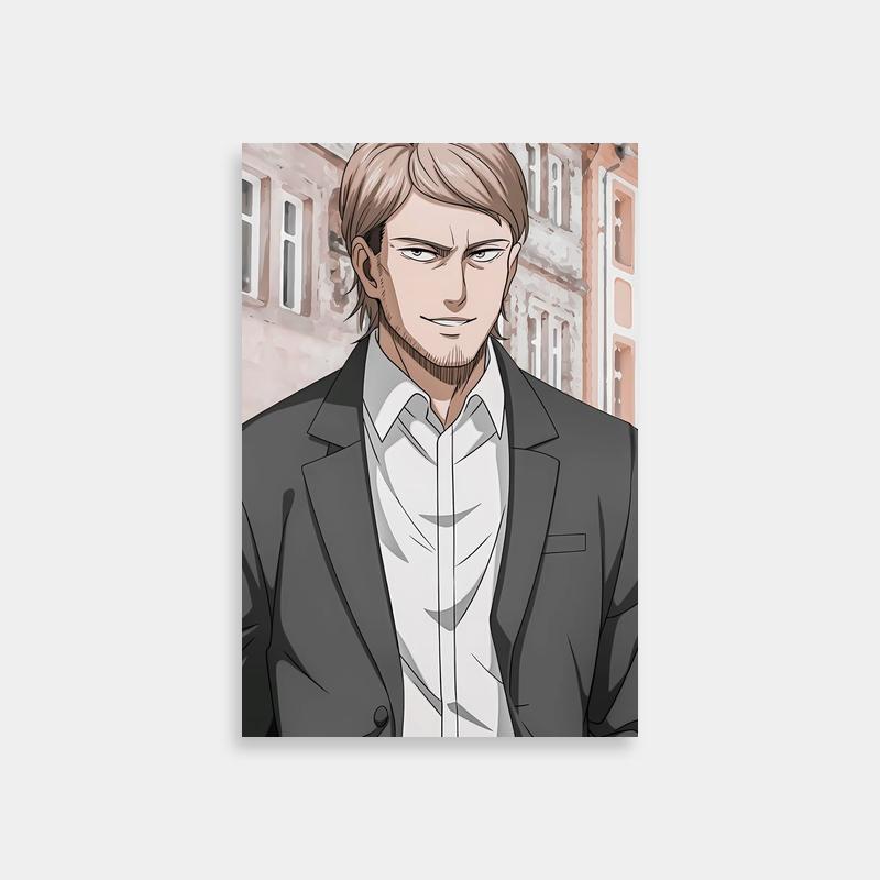 Formal Jean Kirstein Poster - Suit and Confident Pose