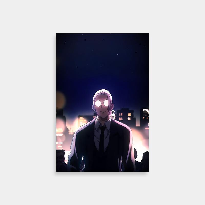 Taro Sakamoto Sakamoto Days Poster - Rooftop Night Scene