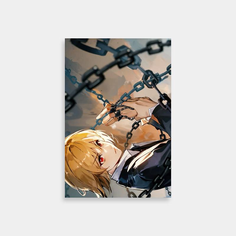 Kurapika Hunter x Hunter Chained Anime Character Poster