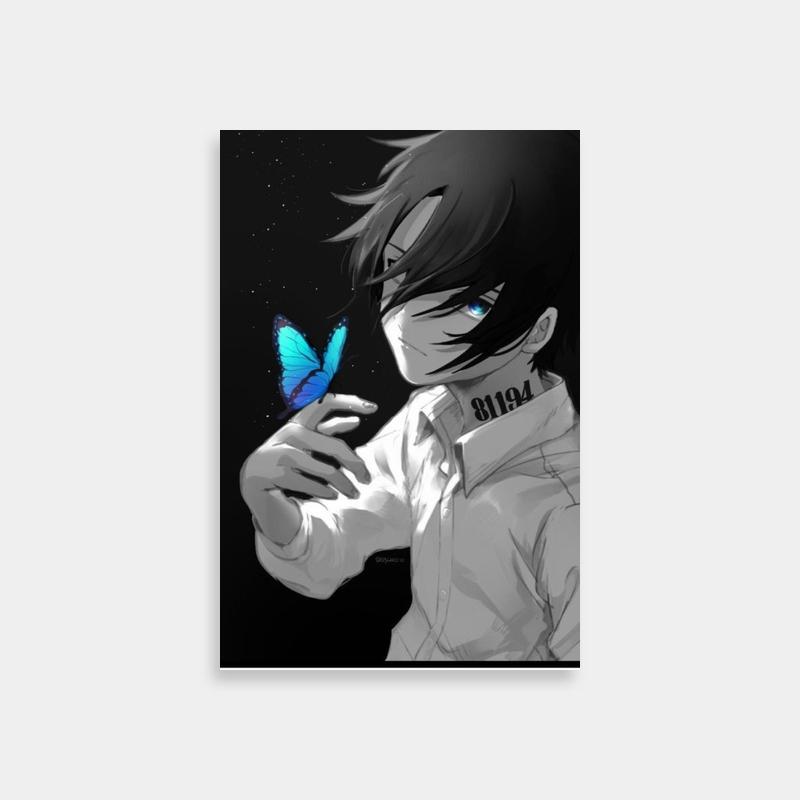 Ray Poster - The Promised Neverland Blue Butterfly Scene