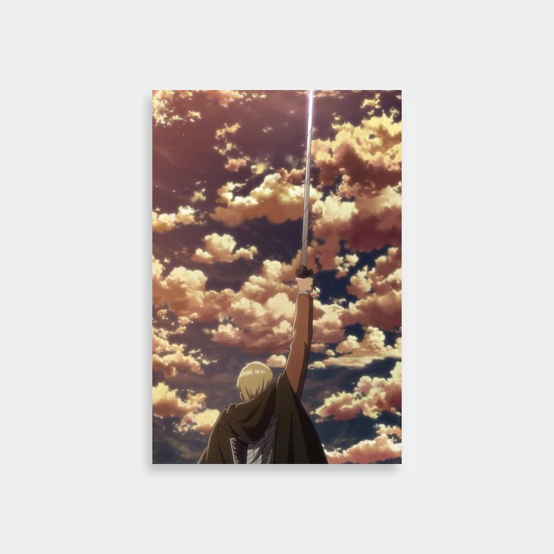 Erwin Smith Attack on Titan Poster - Fan Favorite Art